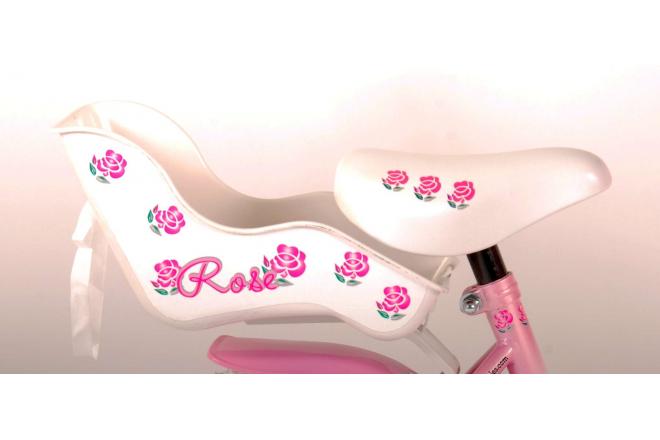 Volare Rose Children's Bicycle - Girls - 12 inch - Pink - 95% assembled