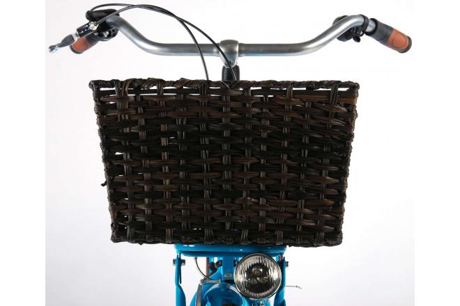 Braided bicycle basket large