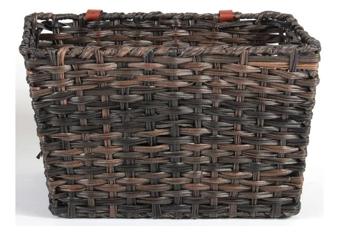 Braided bicycle basket large