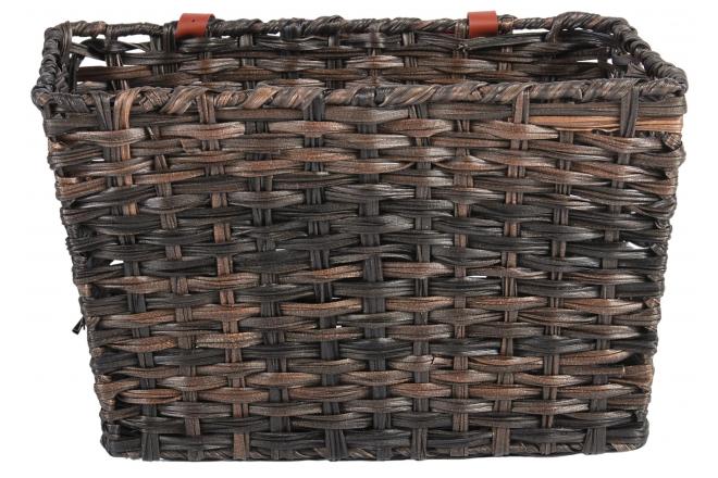 Braided bicycle basket large