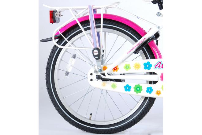 Volare Ashley Children's Bicycle - Girls - 20 inch - White / Pink - 95% assembled