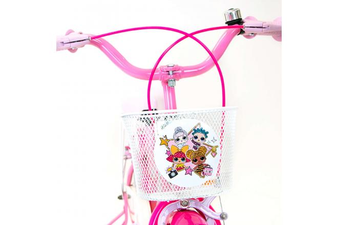 LOL Surprise Children's Bicycle - Girls - 16 inch - Pink - 2 hand brakes