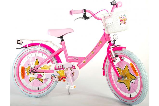 LOL Surprise Children's Bicycle - Girls - 18 inch - Pink - 95% assembled