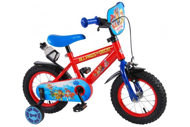 Paw Patrol Children's Bicycle - Boys - 12 inch - Red / Blue