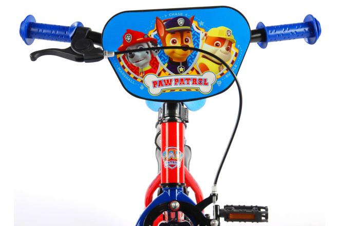 Paw Patrol Children's Bicycle - Boys - 12 inch - Red / Blue