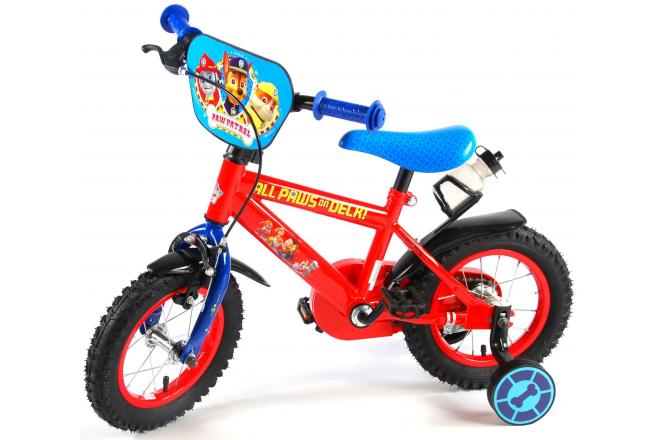 Paw Patrol Children's Bicycle - Boys - 12 inch - Red / Blue