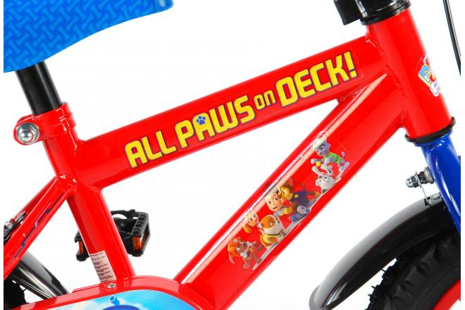 Paw Patrol Children's Bicycle - Boys - 12 inch - Red / Blue