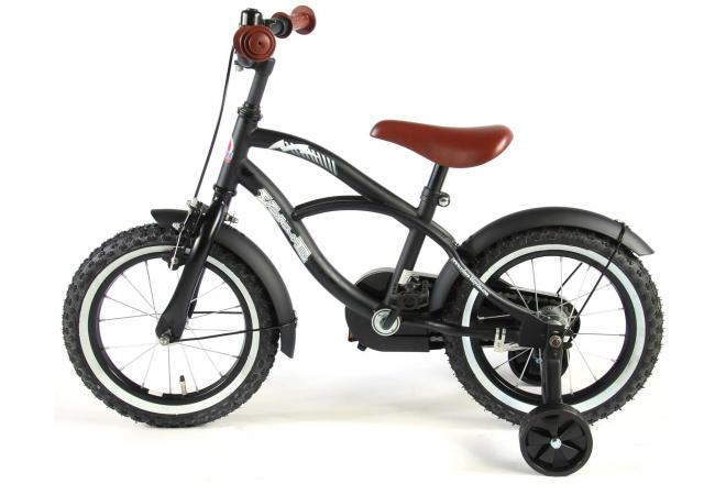 Volare Black Cruiser Children's Bicycle - Boys - 14 inch - Black - 95% assembled