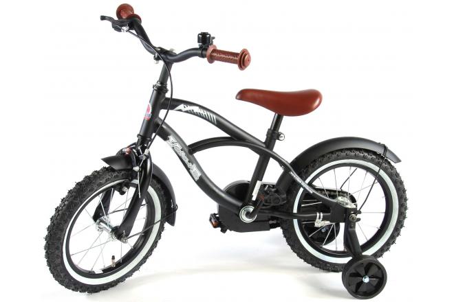 Volare Black Cruiser Children's Bicycle - Boys - 14 inch - Black - 95% assembled