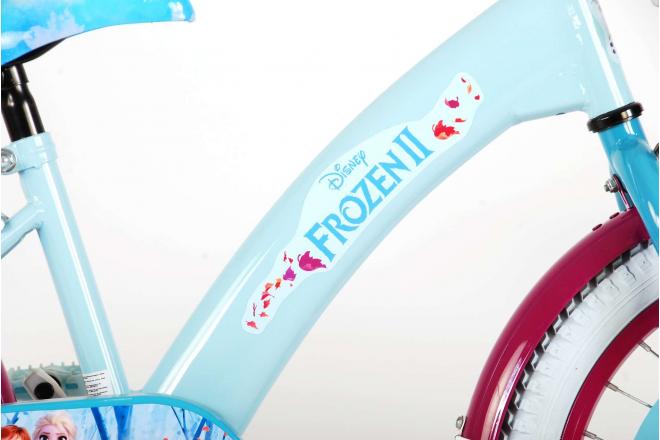 Disney Frozen 2 Children's Bicycle - Girls - 18 inch - Blue / Purple - 95% assembled