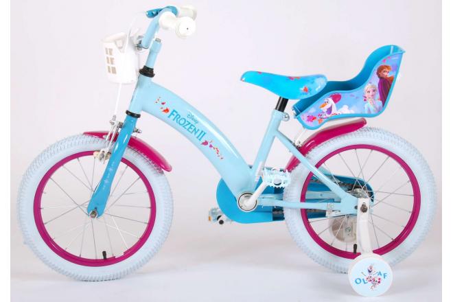 Disney Frozen 2 - Children's Bicycle - Girls - 16 inch - Blue / Purple