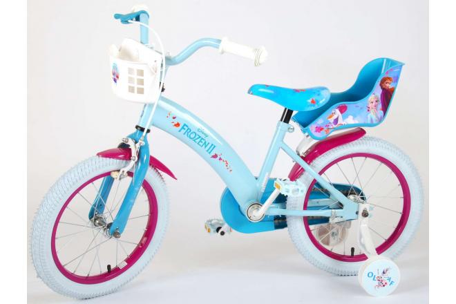 Disney Frozen 2 - Children's Bicycle - Girls - 16 inch - Blue / Purple