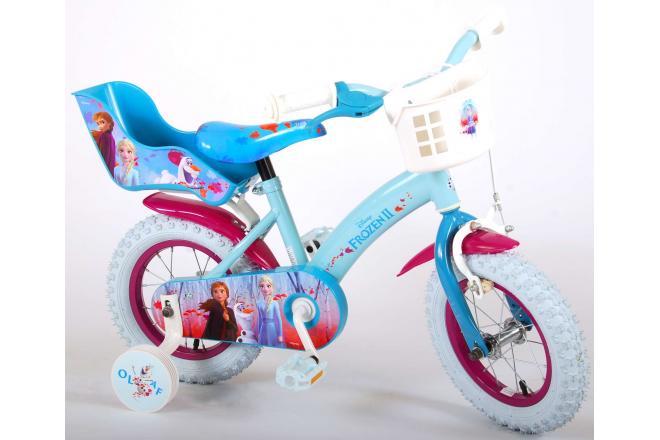 Disney Frozen 2 Children's Bicycle - Girls - 12 inch - Blue / Purple
