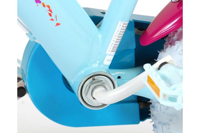 Disney Frozen 2 Children's Bicycle - Girls - 12 inch - Blue / Purple - 2 Hand brakes