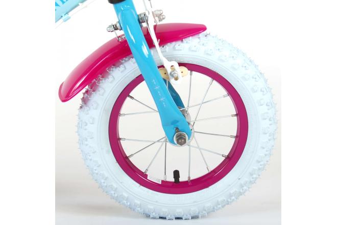 Disney Frozen 2 Children's Bicycle - Girls - 12 inch - Blue / Purple - 2 Hand brakes