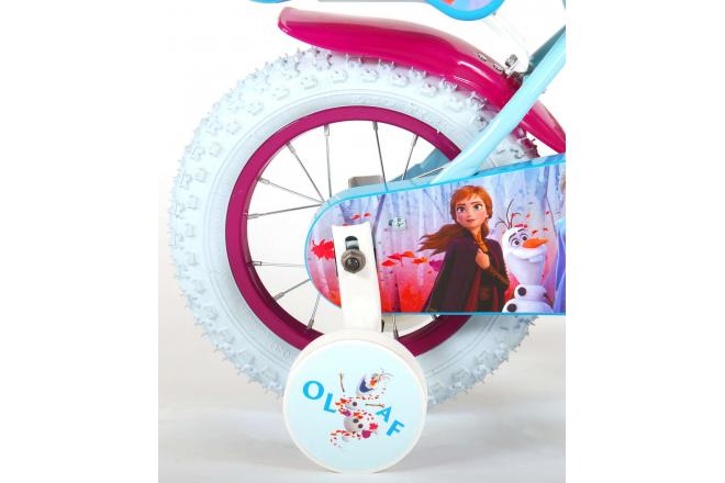 Disney Frozen 2 Children's Bicycle - Girls - 12 inch - Blue / Purple