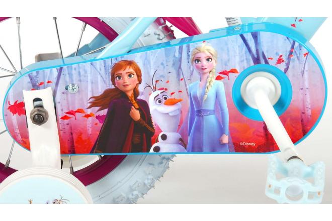 Disney Frozen 2 Children's Bicycle - Girls - 12 inch - Blue / Purple