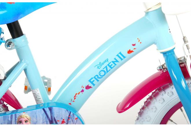 Disney Frozen 2 Children's Bicycle - Girls - 12 inch - Blue / Purple