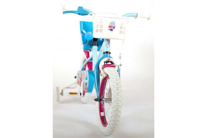 Disney Frozen 2 Children's Bicycle - Girls - 14 inch - Blue / Purple