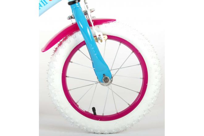 Disney Frozen 2 Children's Bicycle - Girls - 14 inch - Blue / Purple
