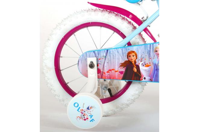 Disney Frozen 2 Children's Bicycle - Girls - 14 inch - Blue / Purple