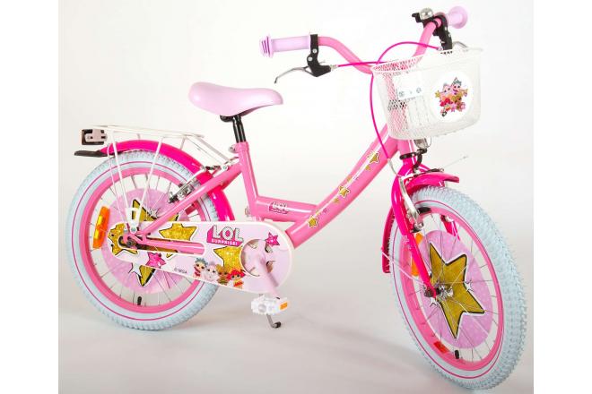 LOL Surprise Children's Bicycle - Girls - 18 inch - Pink - two hand brakes