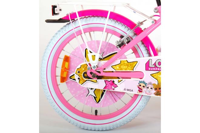 LOL Surprise Children's Bicycle - Girls - 18 inch - Pink - two hand brakes