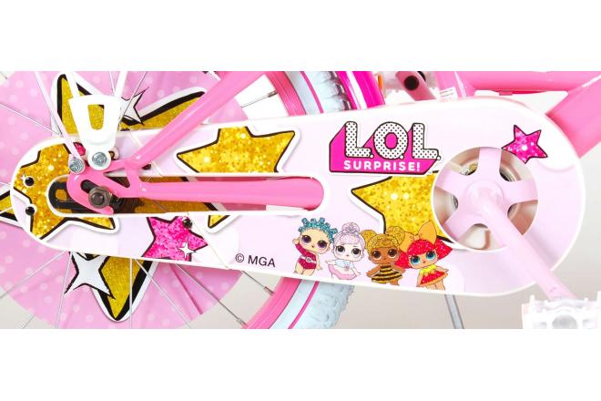 LOL Surprise Children's Bicycle - Girls - 18 inch - Pink - two hand brakes