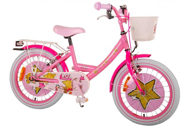 LOL Surprise Children's Bicycle - Girls - 18 inch - Pink - two hand brakes