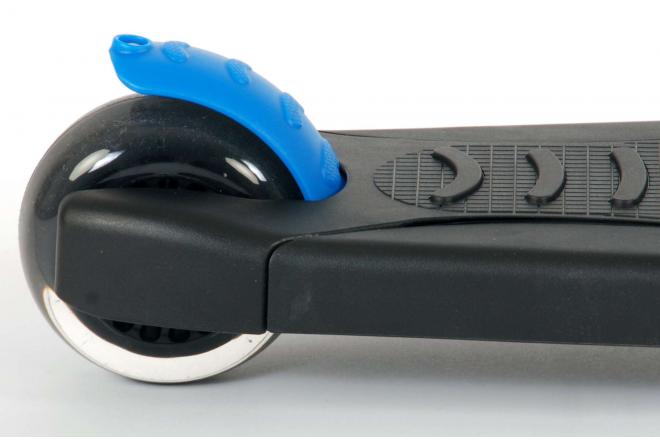 QPlay Future Scooter - Boys and Girls - Black with Blue - Led Lighting