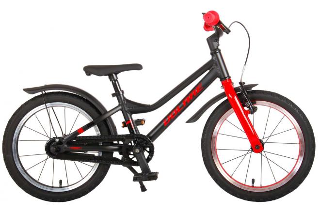 Volare Blaster Children Bicycle - Boys - 16 inch  - Black Red - Prime Collection