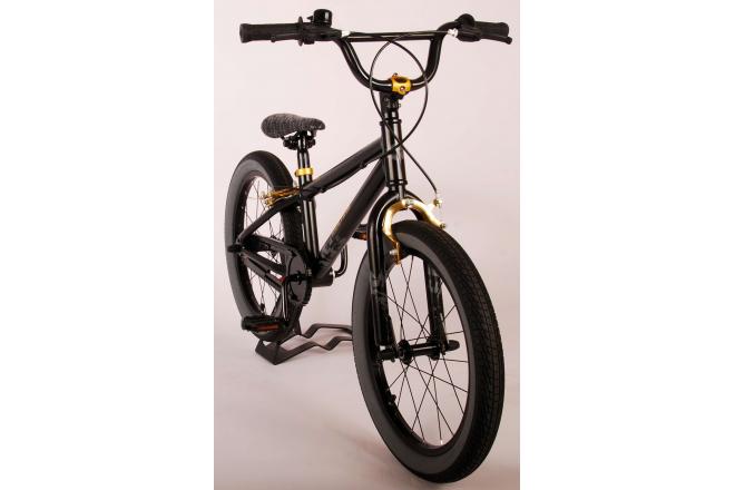 Volare Cool Rider Children's Bicycle - Boys - 18 inch - Black - two handbrakes - 95% assembled - Prime Collection