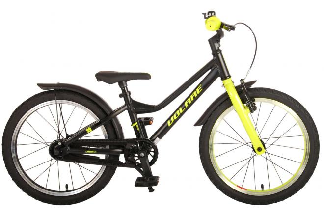 Volare Blaster Children Bicycle - Boys - 18 inch  - Black Green - Prime Collection