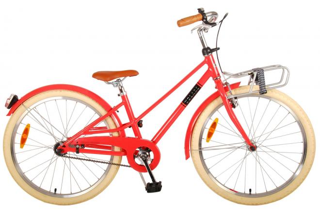 Volare Melody Children's bicycle - Girls - 24 inch - Coral red - Prime Collection