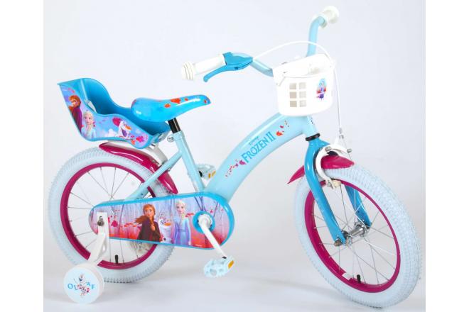 Disney Frozen 2 - Children's Bicycle - Girls - 16 inch - Blue / Purple