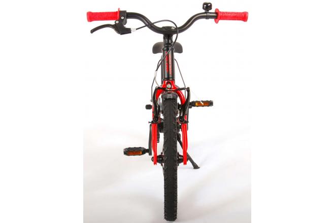 Volare Blaster Children Bicycle - Boys - 16 inch  - Black Red - Prime Collection