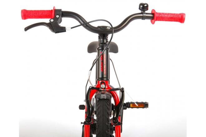Volare Blaster Children Bicycle - Boys - 16 inch  - Black Red - Prime Collection