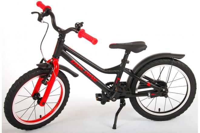 Volare Blaster Children Bicycle - Boys - 16 inch  - Black Red - Prime Collection