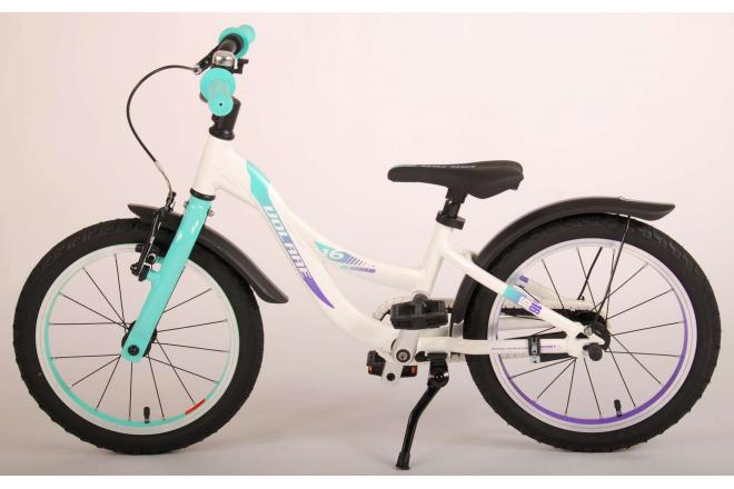 Volare Glamour Children's Bicycle - Girls - 16 inch - Pearl Mint Green - Prime Collection