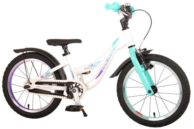 Volare Glamour Children's Bicycle - Girls - 16 inch - Pearl Mint Green - Prime Collection