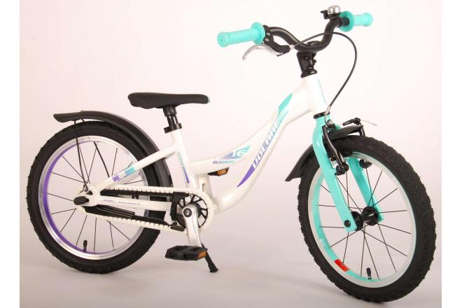 Volare Glamour Children's Bicycle - Girls - 16 inch - Pearl Mint Green - Prime Collection