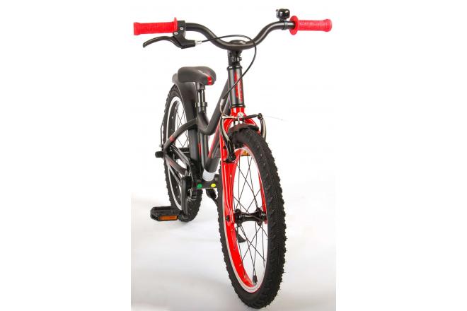 Volare Blaster Children Bicycle - Boys - 18 inch  - Black Red - Prime Collection