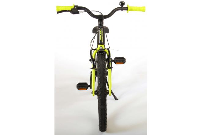 Volare Blaster Children Bicycle - Boys - 18 inch  - Black Green - Prime Collection