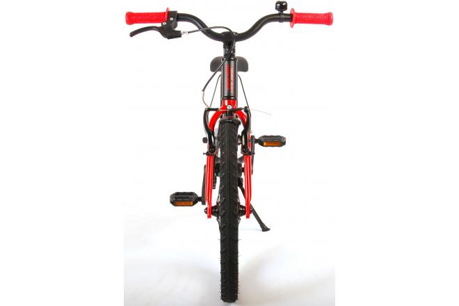 Volare Blaster Children Bicycle - Boys - 18 inch  - Black Red - Prime Collection