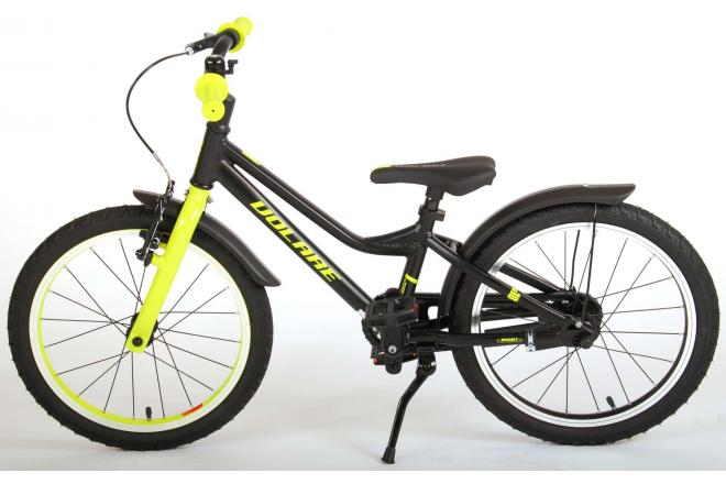 Volare Blaster Children Bicycle - Boys - 18 inch  - Black Green - Prime Collection