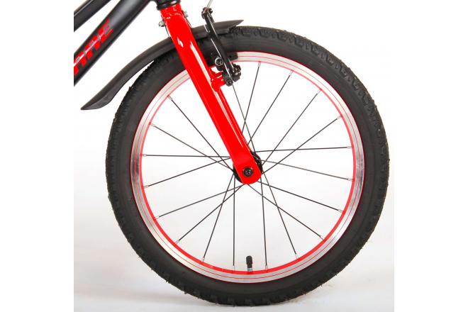 Volare Blaster Children Bicycle - Boys - 18 inch  - Black Red - Prime Collection