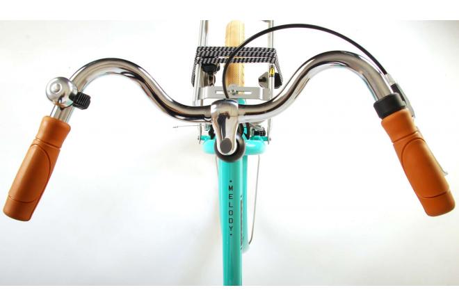 Volare Melody Children's bicycle - Girls - 24 inch - Turquoise - Prime Collection