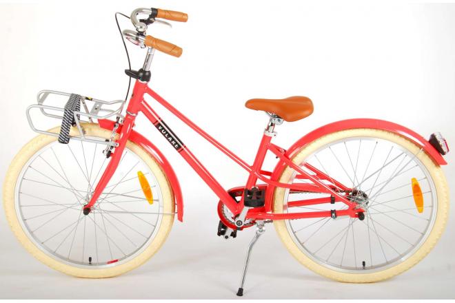 Volare Melody Children's bicycle - Girls - 24 inch - Coral red - Prime Collection