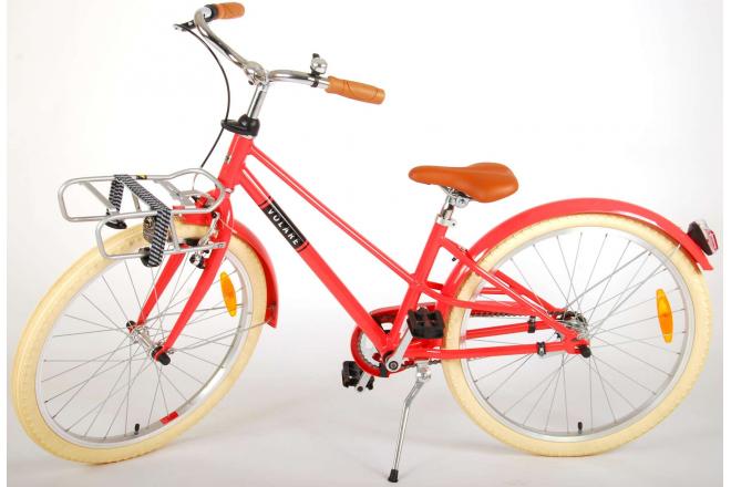 Volare Melody Children's bicycle - Girls - 24 inch - Coral red - Prime Collection