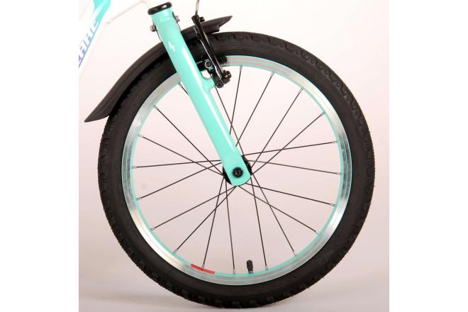 Volare Glamour Children's Bicycle - Girls - 18 inch - Pearl Mint Green - Prime Collection